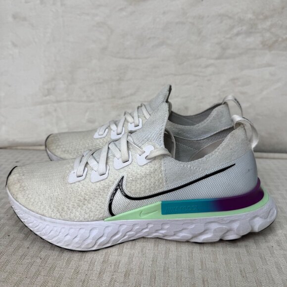 Nike Infinity Men’s React Running Shoes Size 10 White & Multicolor - Picture 1 of 10